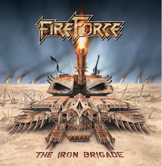 FIREFORCE – The Iron Brigade Vinyl EP 2019 Desert Yellow Combat Power Metal