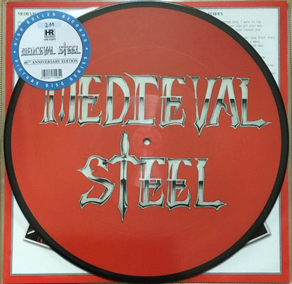 Medieval Steel Pic Disc Vinyl EP (numbered) 2024 Bundle with CD, poster & T-Shirt