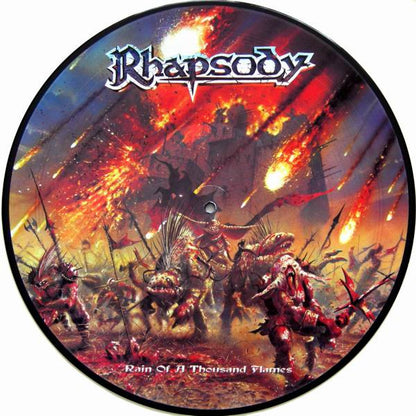 RHAPSODY - Rain Of A Thousand Flames LP Vinyl Picture Disc 2001