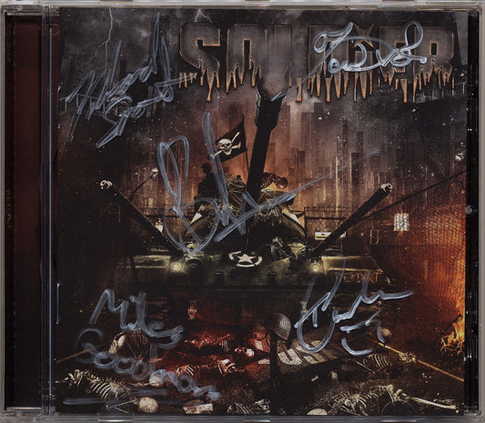 SOLDIER - Defiant CD 2015 album autographed by band NWOBHM